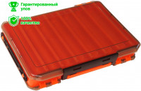 Коробка для воблеров Kosadaka TB-S31B двухсторонняя (оранжевая)