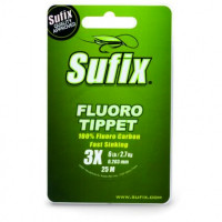 Леска SUFIX Fluoro Tippet прозрачная 25м 0.318мм 5,4кг