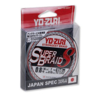 Плетеный шнур YO-Zuri PE SUPERBRAID 8 300m #1.0 5COLOR 9.0Kg (0.17mm)	