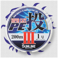 Плетенка Sunline Super Cast PE Nage III 200 м размер 0.8 нагр. 5.1 кг Мультиколор НОВИНКА 2016 
