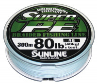 Плетеная леска SUNLINE Super PE 300м #4.0 40lb 18.1кг 