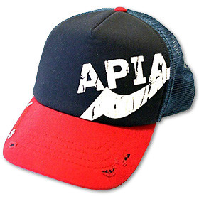 Бейсболка APIA Pro-Cap navy x red