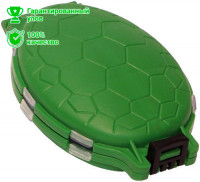 Коробка-раскладушка Kosadaka Черепеха TB-S15 для мелочей (зеленая)