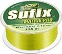 Плетеная леска Sufix Matrix Pro Chartreuse 135м 0.10мм 5,2 кг