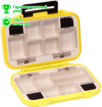 Коробка-раскладушка Kosadaka для мушек герметичная TB-S02 (желтая)