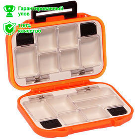 Коробка-раскладушка Kosadaka для мушек герметичная TB-S02 (оранжевая)