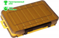 Коробка для воблеров Kosadaka TB-S31D двухсторонняя (желтая)
