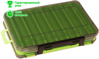 Коробка для воблеров Kosadaka TB-S31D двухсторонняя (зеленая)