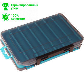 Коробка для воблеров Kosadaka TB-S31D двухсторонняя (темно-синяя)