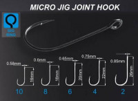 Крючки для микро джига CRAZY FISH MICRO JIG JOINT HOOK 20 шт в уп. №4 MJJH4