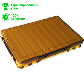 Коробка для воблеров Kosadaka TB-S31A двухсторонняя (желтая)