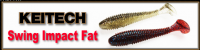 Силиконовые приманки KEITECH SWING IMPACT FAT 3.3", 8.5см, 7шт/уп