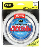 Флюорокарбон DUEL POWERCARBON SHOCK LEADER Super Fluorocarbon 100% LEADER 50 м прозрачный (Япония) Новинка 2015 г.