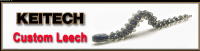 Силиконовые приманки KEITECH CUSTOM LEECH 3", 10шт/уп