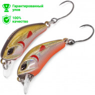 Воблер Kosadaka Dahlia 30F, 2.4г, 0.1-0.3м, цв.GTR