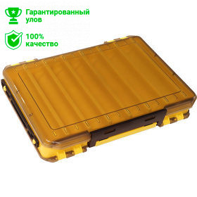 Коробка для воблеров Kosadaka TB-S31B двухсторонняя (желтая)