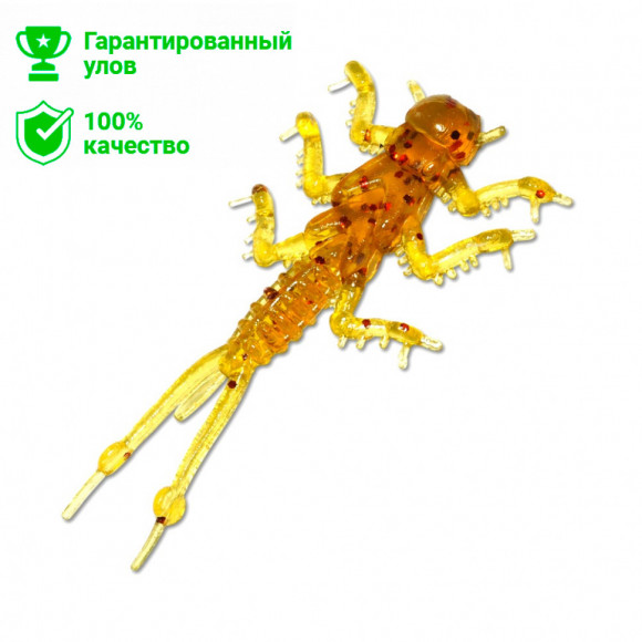 Силиконовая приманка Kosadaka Bugsy (3,5 см) OD (упаковка - 20 шт.)