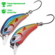 Воблер Kosadaka Dahlia 30F, 2.4г, 0.1-0.3м, цв.BAK