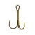 Крючок тройной VMC 9649 BZ (бронза) №14 (10шт)