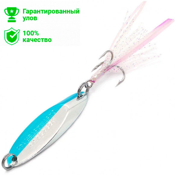 Блесна Kosadaka Castmaster 14г, цв. платина/голубой хром