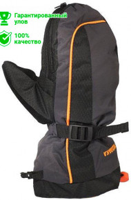 Рукавицы "Alaska" на молнии тёмно-серый