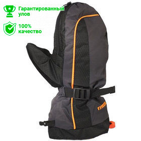 Рукавицы "Alaska" на молнии тёмно-серый