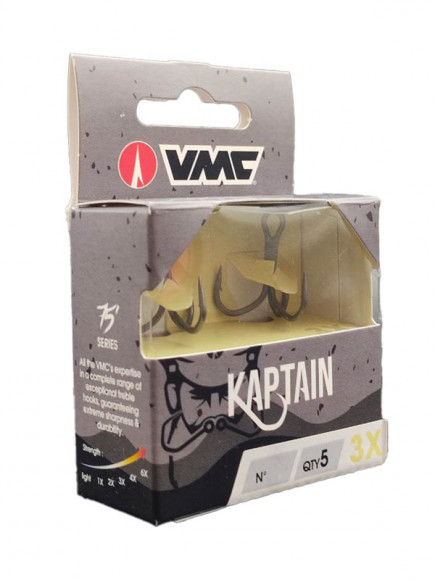 Крючок тройной VMC 7557 CT (тефлон) №2/0 (5шт) Крючок тройной VMC 7557 CT (тефлон) №2/0 (5шт)