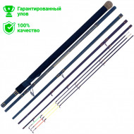 Фидерное удилище Kosadaka Liberty travell 3,3м до 120г, 6 секций, 3 вершинки