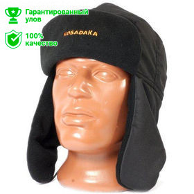 Шапка-ушанка Kosadaka Ultra черный плащ.флис