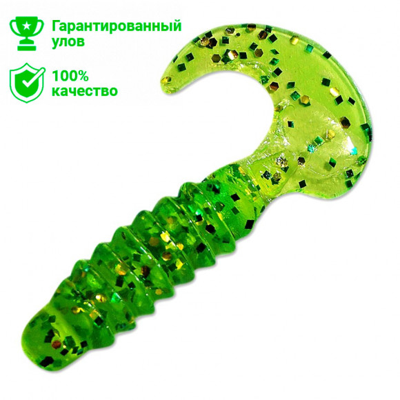 Твистер Kosadaka MicroN (4см) GR (упаковка - 14шт)