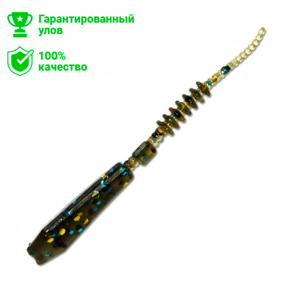 Силиконовая приманка Kosadaka Trail Worm (5 см) DS (упаковка - 15 шт.)