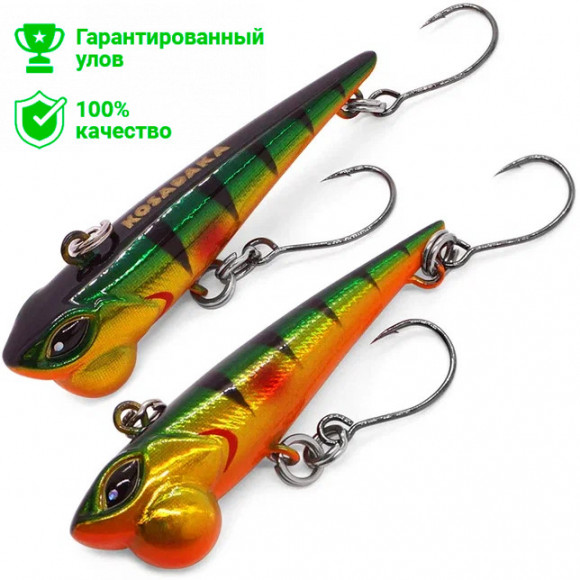 Воблер виб Kosadaka Shine Ride 45SS, 3.6г, цв.PC