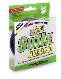Леска плетеная SUFIX Matrix Pro зеленая 135 м 0.20 мм 18 кг