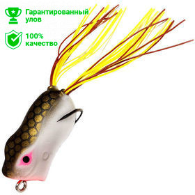 Лягушка-поппер незацепляйка с имитацией лапок Kosadaka LF31 (8г) P07 Лягушка-поппер незацепляйка с имитацией лапок Kosadaka LF31 (8г) P07