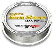 Varivas AVANI SEA BASS MAX POWER 0,8(0,125мм) тест 16,7,lb. 150 м.