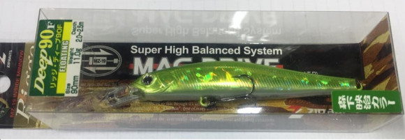 Воблеры ZIPBAITS Rigge 90F Deep, 90мм, 11гр, 2,0-2,5м 317