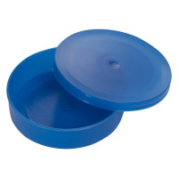 Коробочка круглая синяя (мотыльница) пластик (Виток) 9-00-0028