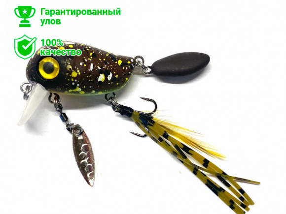Воблер Kosadaka Micro Tappy 54F, плав., 54мм, 4.8г, 0.0-0.2м, цв.BB