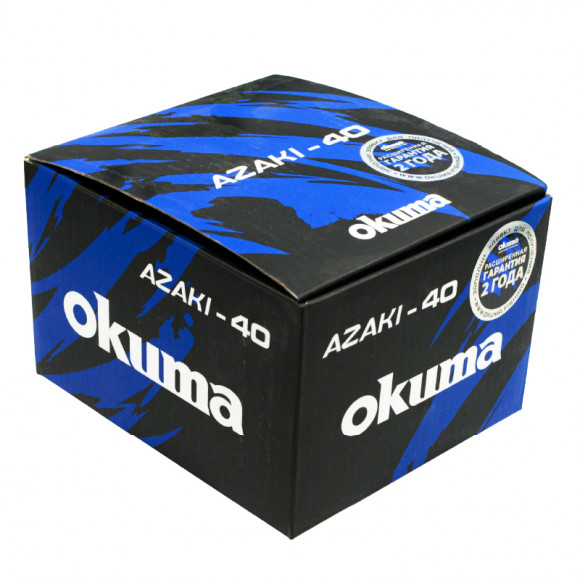 Катушка OKUMA Azaki 40 с плетёной леской Катушка OKUMA Azaki 40 с плетёной леской