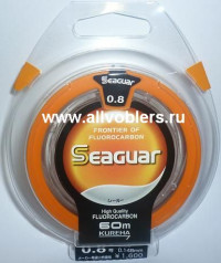 4562398220010 Леска флюорокарбоновая KUREHA Seaguar 60м 0.4 (0,104; нагр. 0,55 кг.) прозрачная