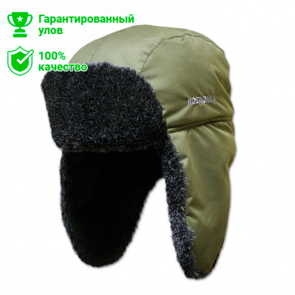 Шапка ушанка Kosadaka Arctic мех меланж хаки