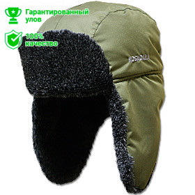 Шапка ушанка Kosadaka Arctic мех меланж хаки