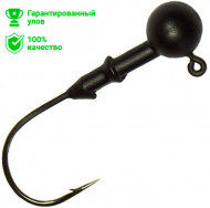 Джиг-головка вольфрам Kosadaka №1/0 (3.5г) матово-черный (2шт)