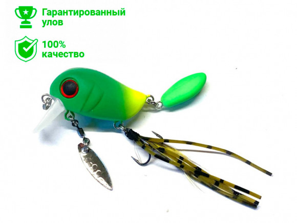 Воблер Kosadaka Micro Tappy 54F, плав., 54мм, 4.8г, 0.0-0.2м, цв.MC12