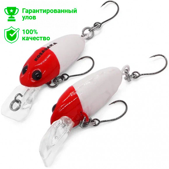 Воблер Kosadaka Crankin Pupa XD 35F, 2.6г, 0.9-1.8м, цв.RH