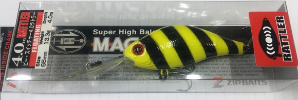 Воблеры ZIPBAITS B-Switcher 4.0 65мм.13,5 г. заглубление 3,5 - 4,2 м. MO111