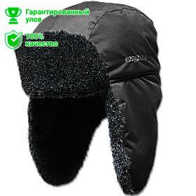 Шапка ушанка Kosadaka Arctic мех меланж черная