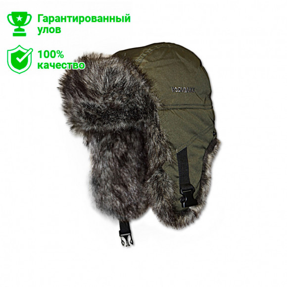 Шапка ушанка Kosadaka Arctic мех шиншилла хаки