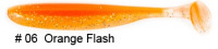 Силиконовые приманки KEITECH EASY SHINER 5" длина 12 см 5 шт в уп. цвет EA#06 Orange Flash