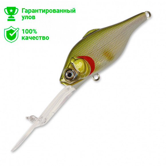 Воблер Kosadaka RAT DD плав., 65мм, 10.2г., 3.0-5.0м, цв.AY Воблер Kosadaka RAT DD плав., 65мм, 10.2г., 3.0-5.0м, цв.AY